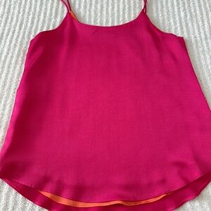 Bar III Vibrant Pink and Orange Tank Top